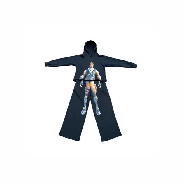 Custom Printed Hoodie Set