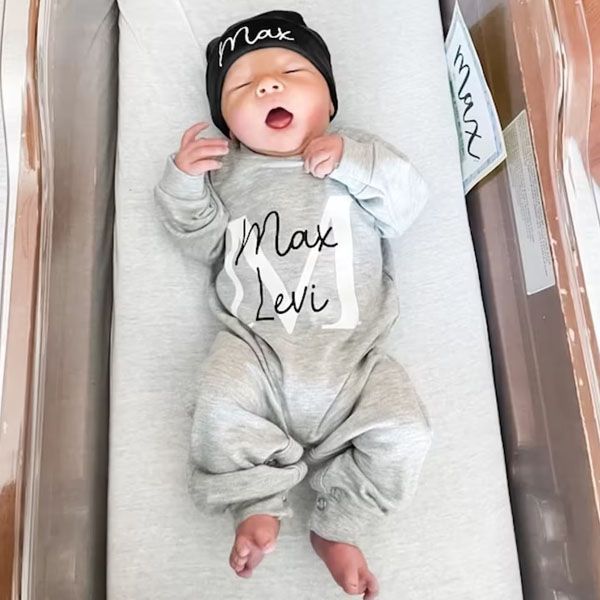 Personalized Baby Name Unique Romper&Hat