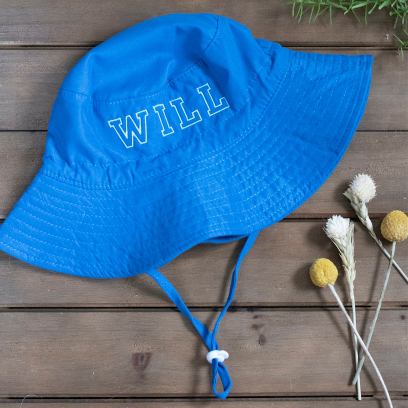 Personalized embroidered bucket hat