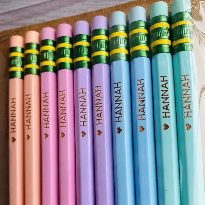 Personalized Pencil Engraving Pencil Back to School Gift