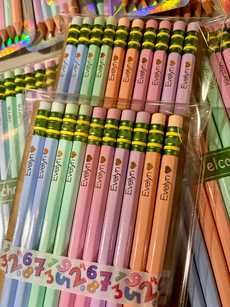Personalized Pencil Engraving Pencil Back to School Gift