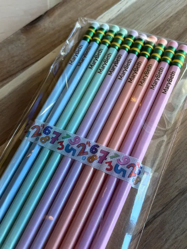 Personalized Pencil Engraving Pencil Back to School Gift