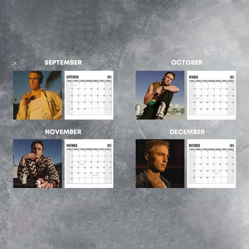 Customized Calendar 2025 Home Decor, Office Decor, Unique Holiday Gift