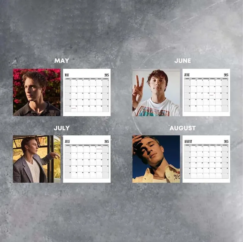 Customized Calendar 2025 Home Decor, Office Decor, Unique Holiday Gift