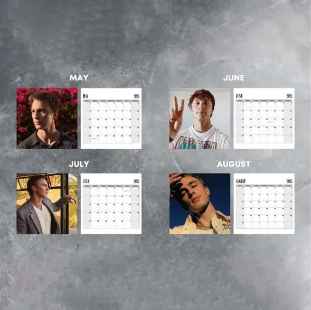 Customized Calendar 2025 Home Decor, Office Decor, Unique Holiday Gift