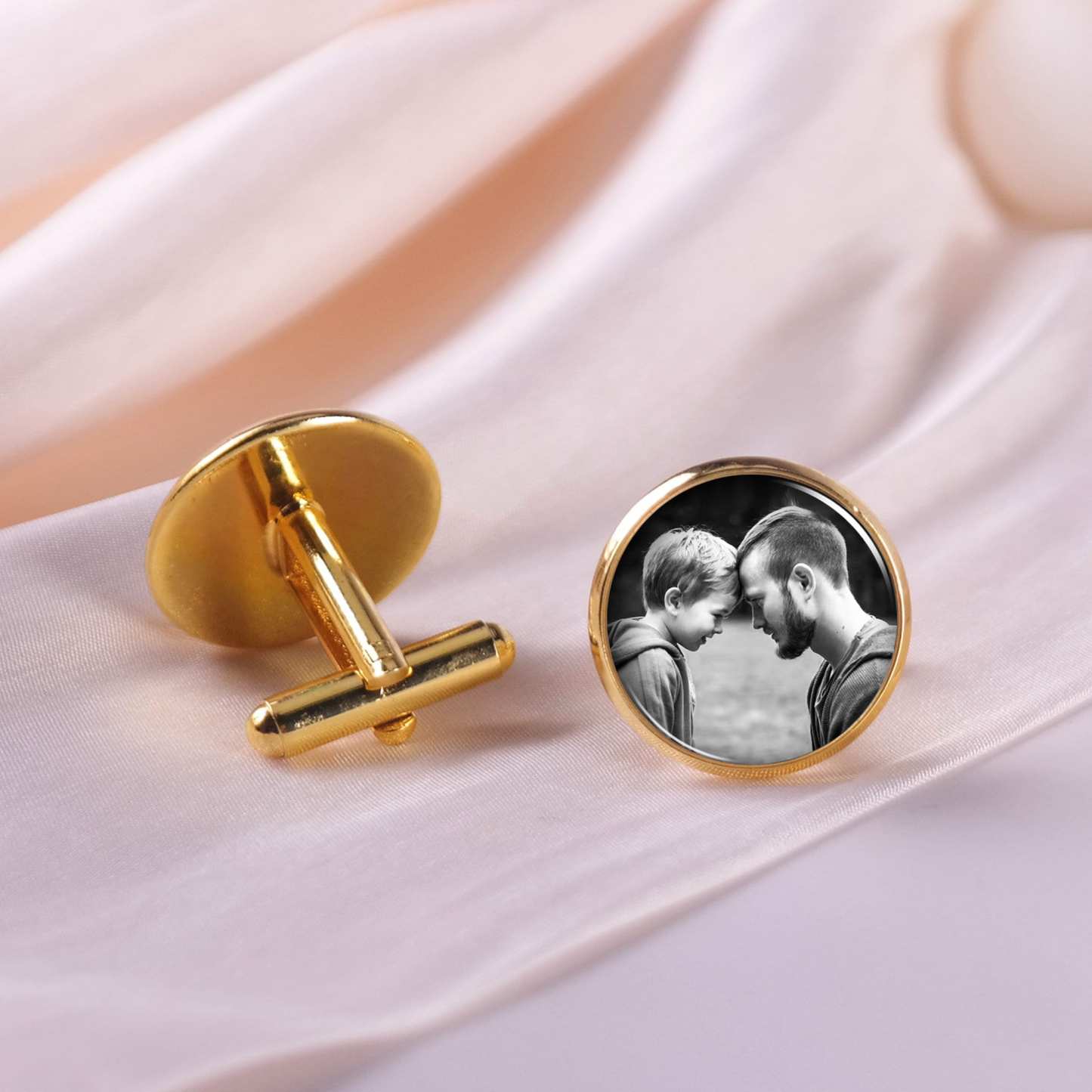 Photo custom cufflinks personalized wedding cufflinks