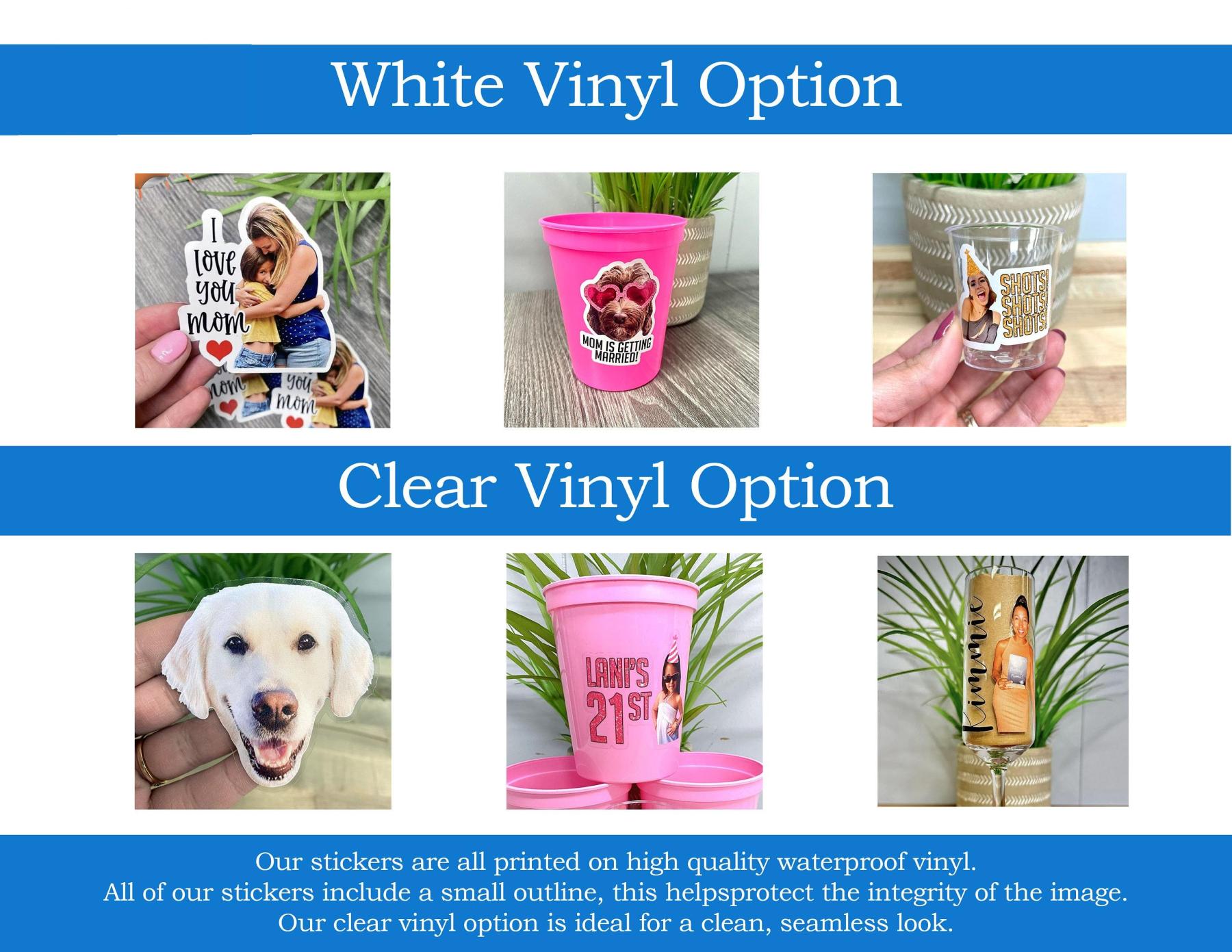 Custom Face Stickers, Personalized Stickers