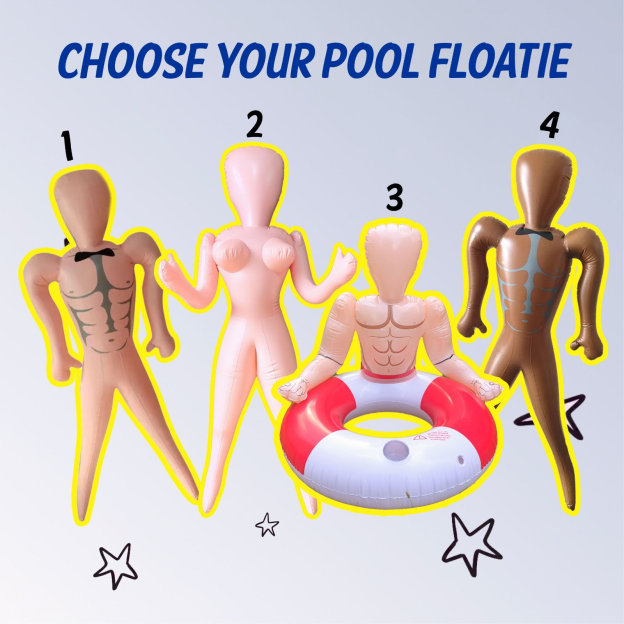 Groom Inflatable Doll Bachelor Party Supplies, Fun Custom Bachelor Party Creative Gifts for Bride, Printed Face Inflatable Man Party Gifts