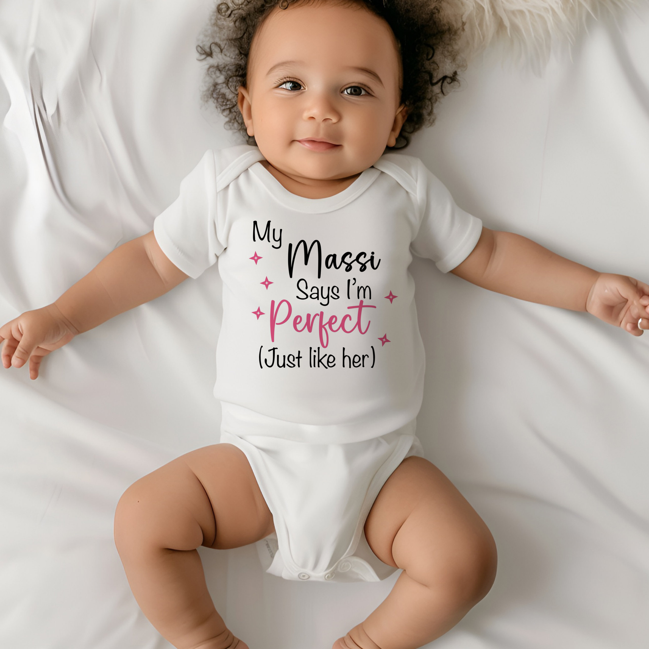 Newborn baby jumpsuit with name information