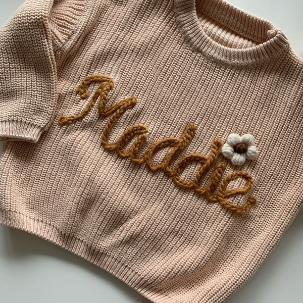 Hand Knitted Personalized Sweater