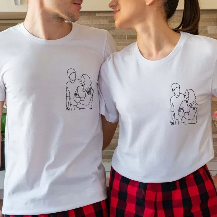 Custom embroidered T-shirt