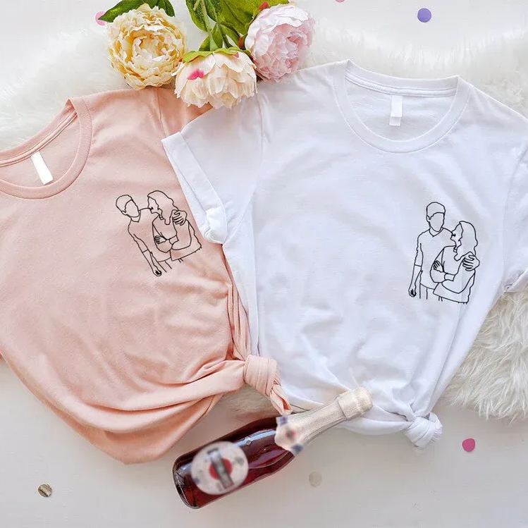 Custom embroidered T-shirt