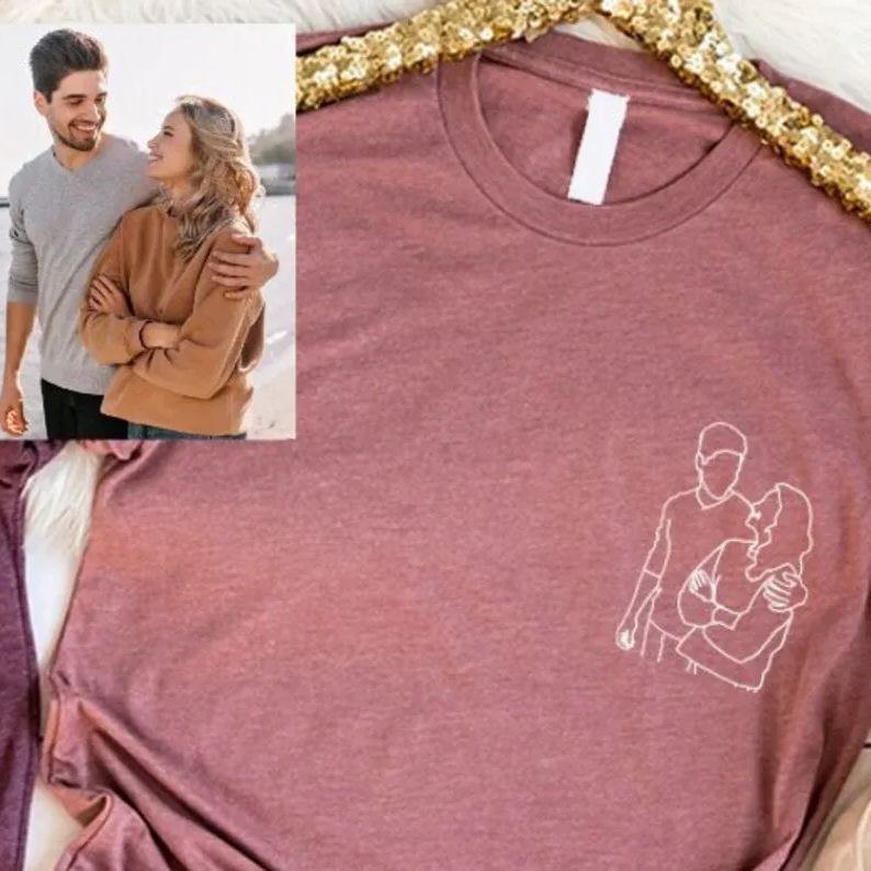 Custom embroidered T-shirt