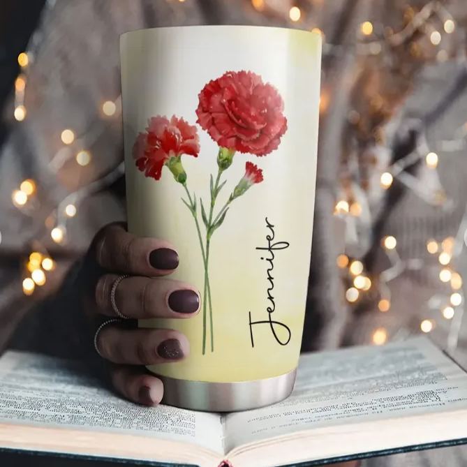 Live Bloom Wildly - Personalized Custom Tumbler