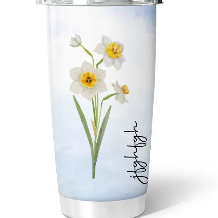 Live Bloom Wildly - Personalized Custom Tumbler