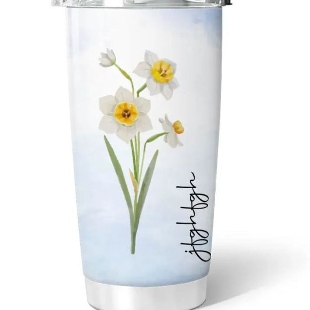 Live Bloom Wildly - Personalized Custom Tumbler
