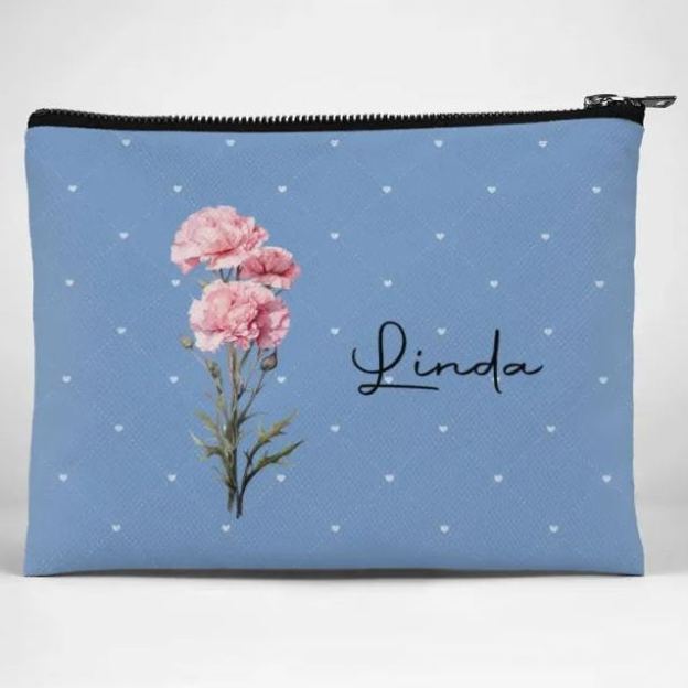 Like Flowers, We Can Bloom Even In The Toughest Conditions - Bestie Personalized Custom Cosmetic Bag - Gift For Best Friends, BFF, Sisters