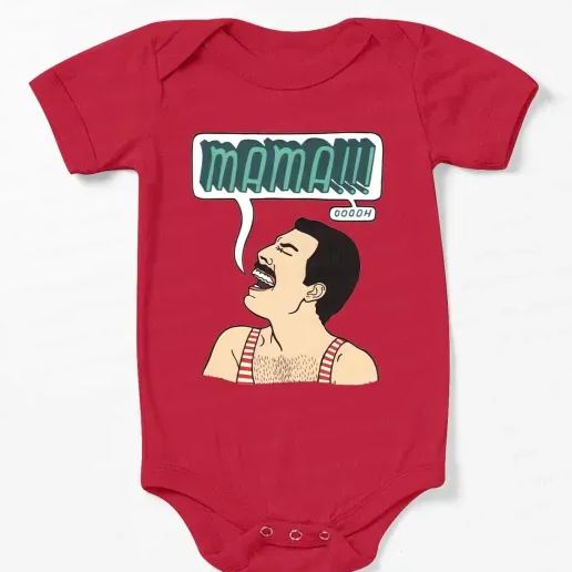 Funny Crazy Man Bodysuit For Baby