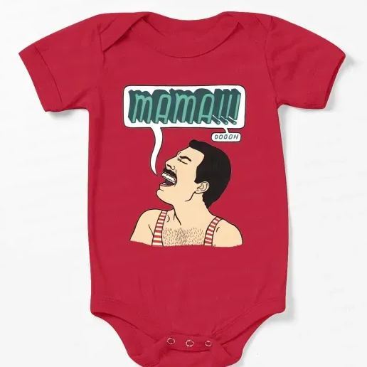 Funny Crazy Man Bodysuit For Baby