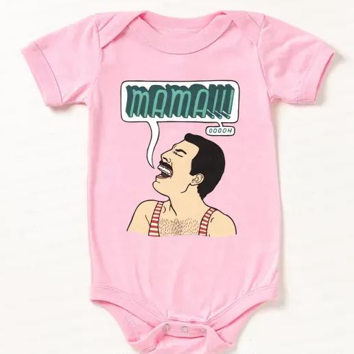 Funny Crazy Man Bodysuit For Baby