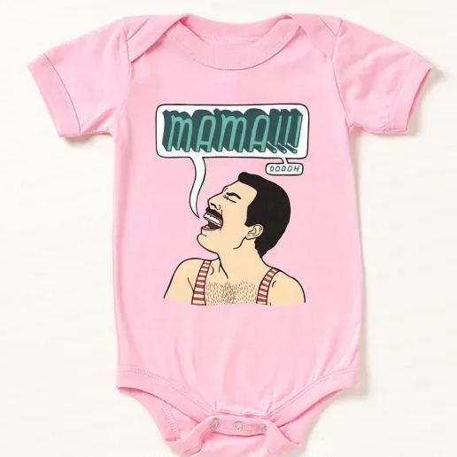 Funny Crazy Man Bodysuit For Baby