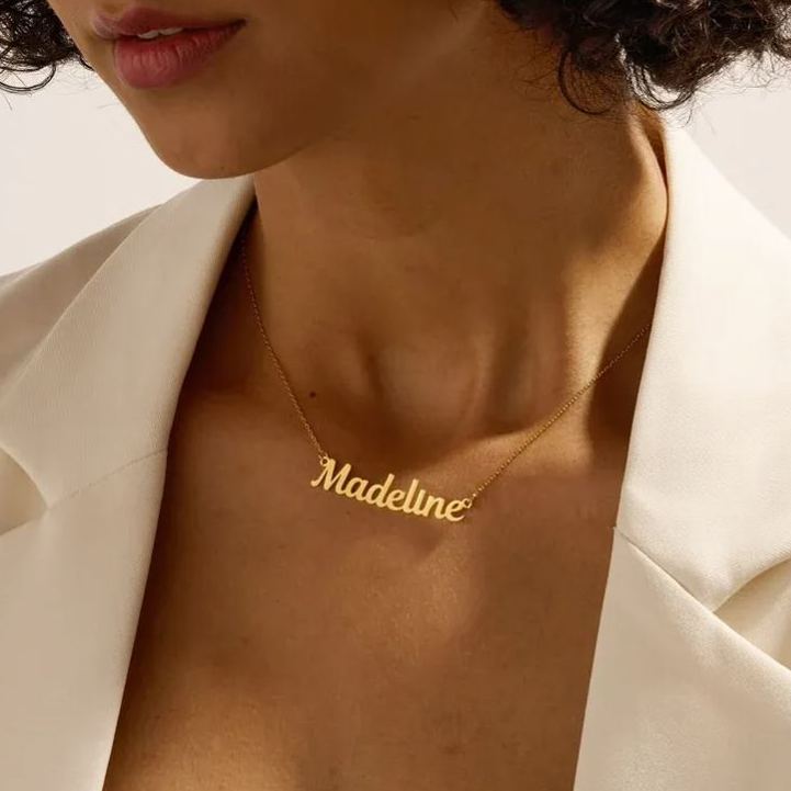 Personalized letter necklace