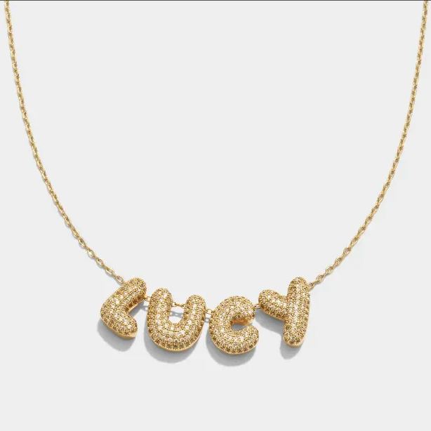 The Mini Balloon Letter Necklace
