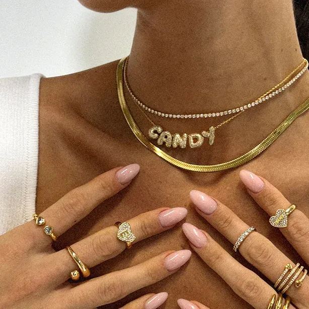 The Mini Balloon Letter Necklace