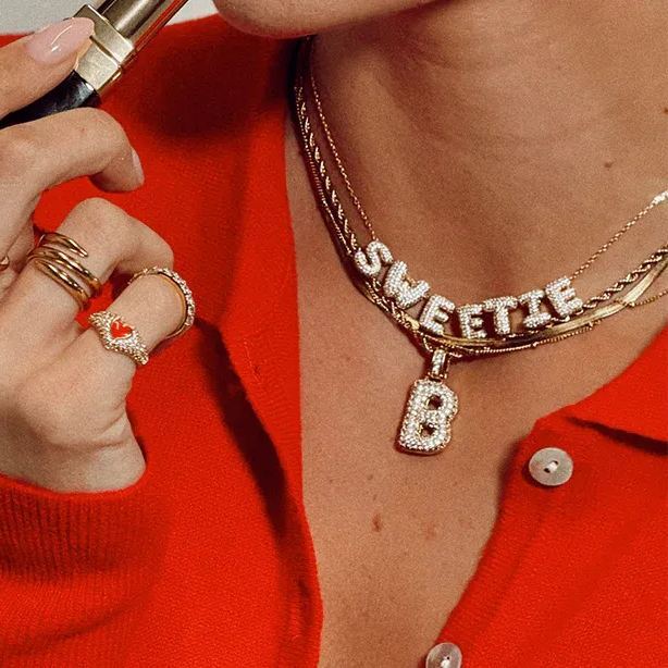 The Mini Balloon Letter Necklace