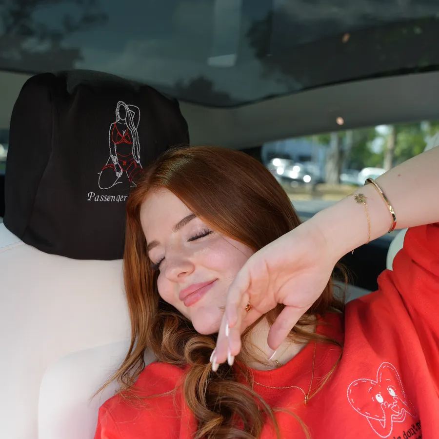 Embroidered Car Seat Cover