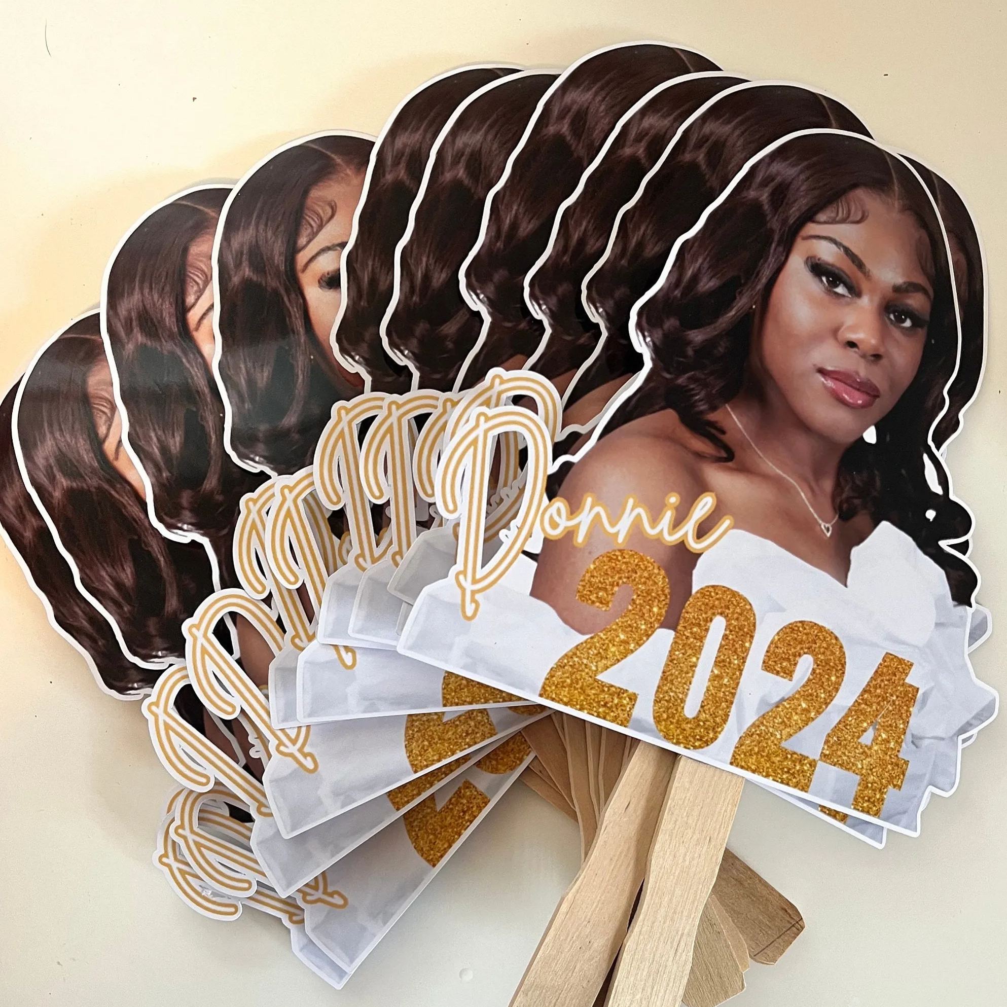 Custom Graduation Photo Fans | Personalized Graduation Fans