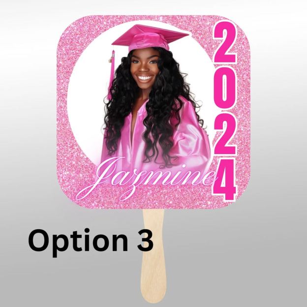 Custom Graduation Photo Fans | Personalized Graduation Fans