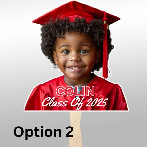 Custom Graduation Photo Fans | Personalized Graduation Fans