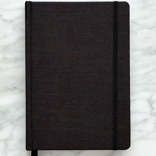 Hardcover Polka Dot Journal with Ties