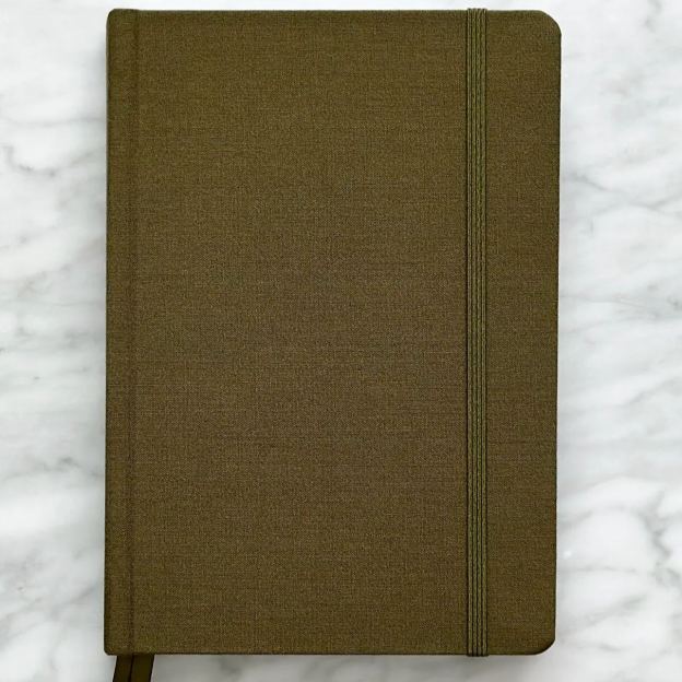 Hardcover Polka Dot Journal with Ties