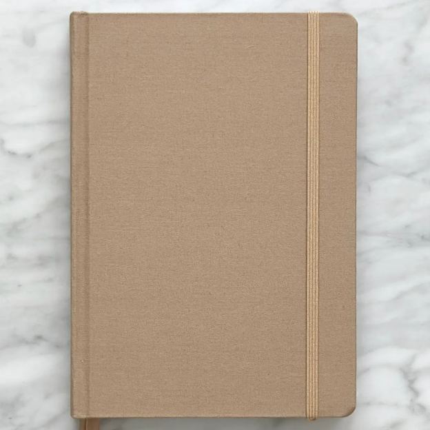 Hardcover Polka Dot Journal with Ties