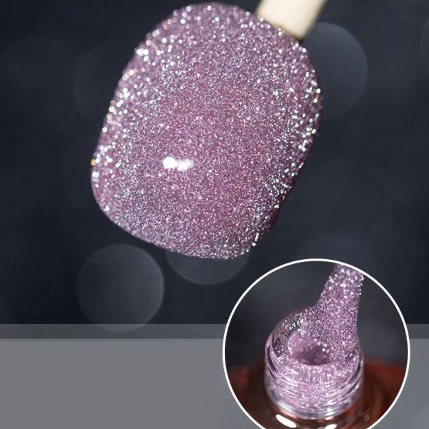 Pop Glitter Bouncy Gel Crushed Diamond Nail Polish Gel