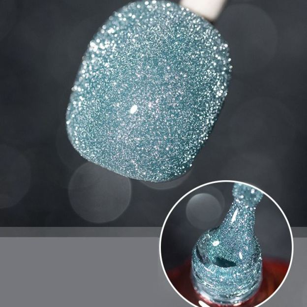 Pop Glitter Bouncy Gel Crushed Diamond Nail Polish Gel