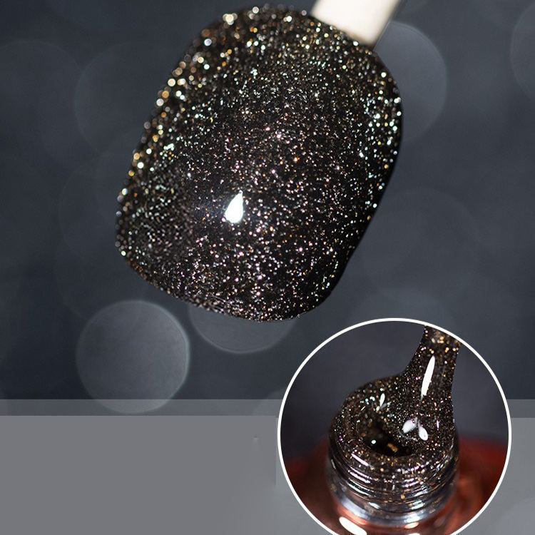 Pop Glitter Bouncy Gel Crushed Diamond Nail Polish Gel