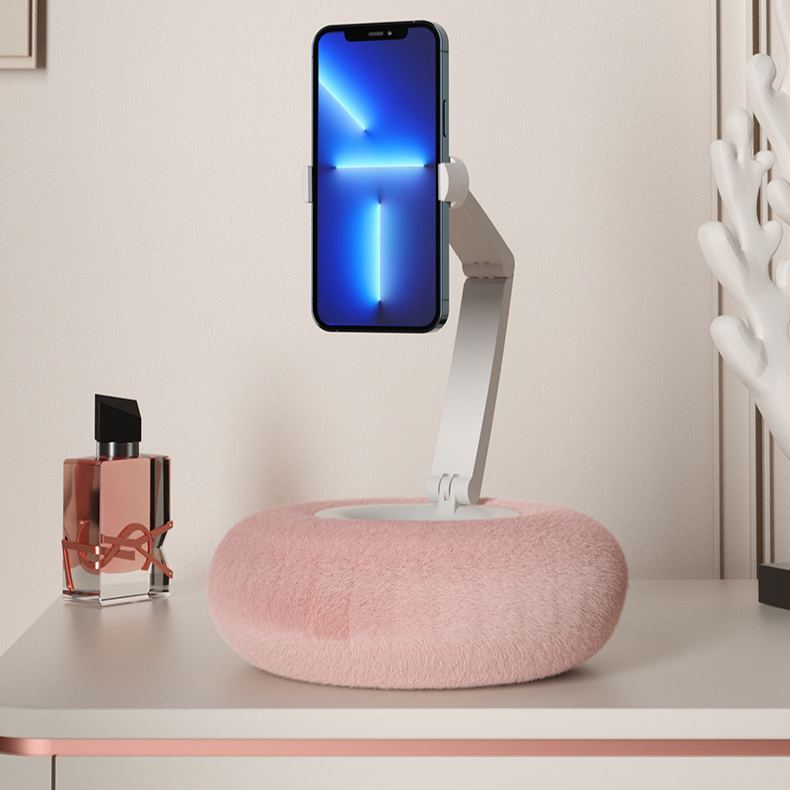 Cell Phone Holder Plush Pillow Holder