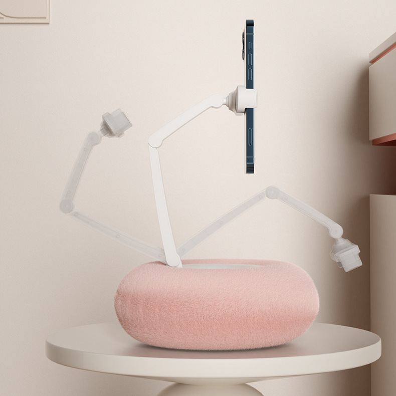 Cell Phone Holder Plush Pillow Holder