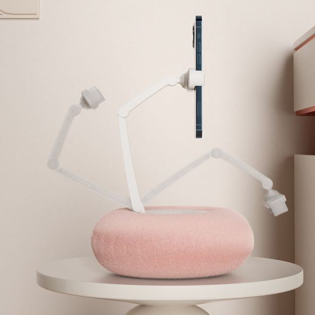 Cell Phone Holder Plush Pillow Holder