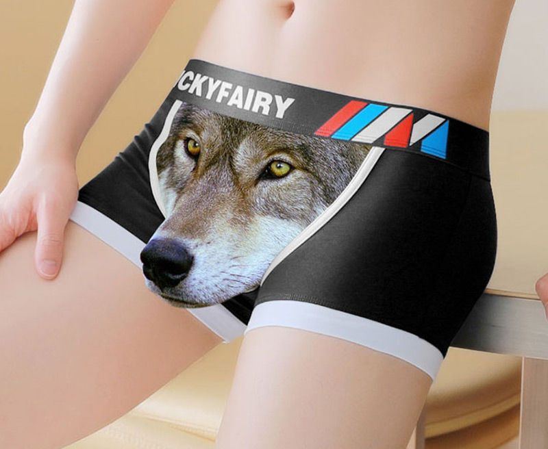 Personalized Sexy Printed Boxer Briefs for Men