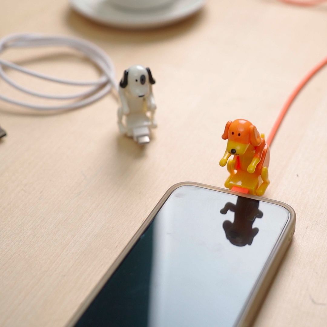 Moving Rogue Dog Cell Phone Data Charging Cable