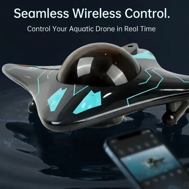 Wi-Fi Real-time Mobile-Controlled Mini Underwater Camera Boat
