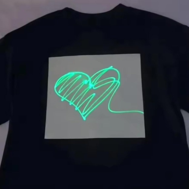 Painting Glow-in-the-Dark Drawing Board Short-Sleeve T-Shirt