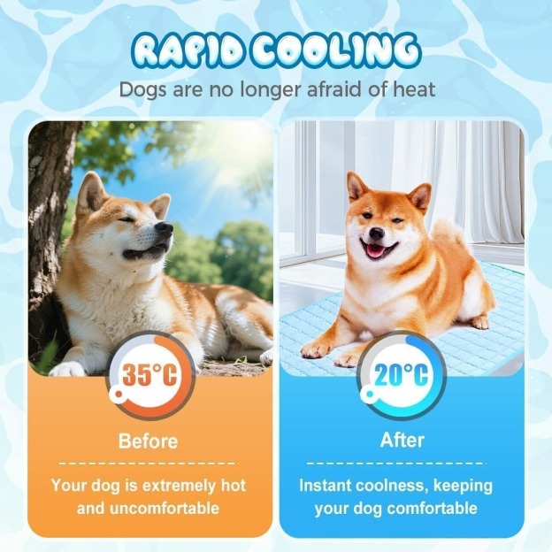 Refreshing and Breathable Pet Cooling Pad for Summer