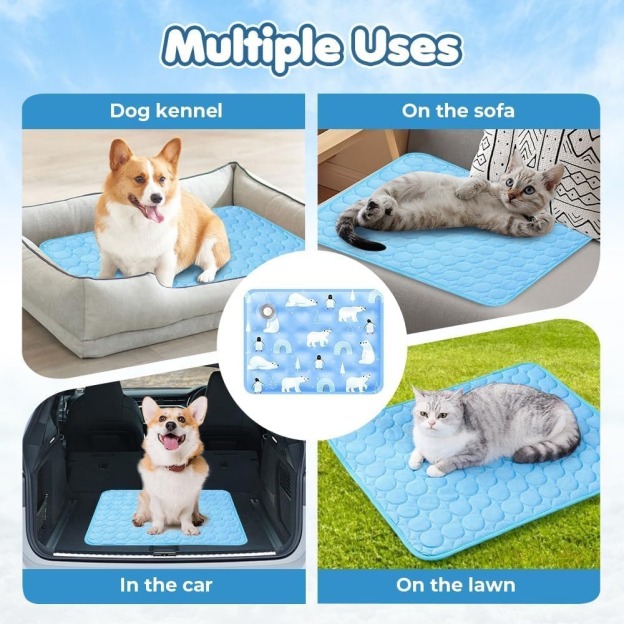 Refreshing and Breathable Pet Cooling Pad for Summer