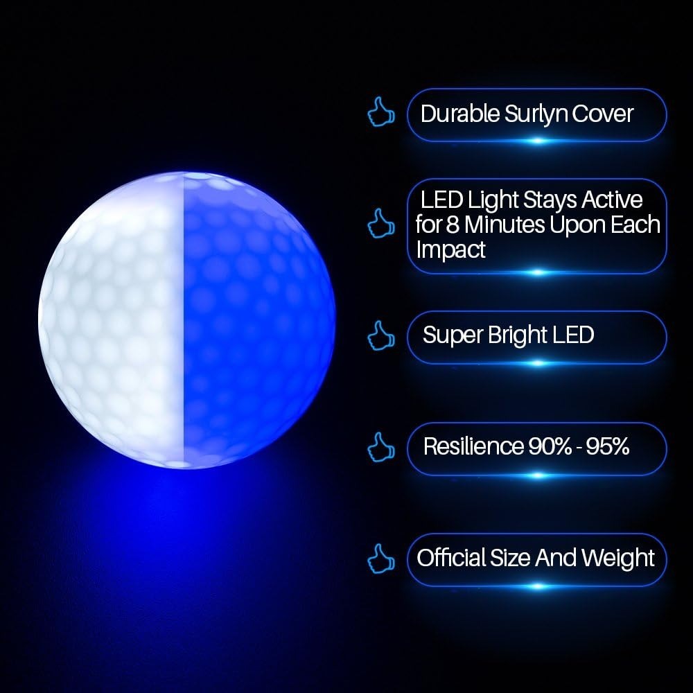 LED Glowing Golf Balls