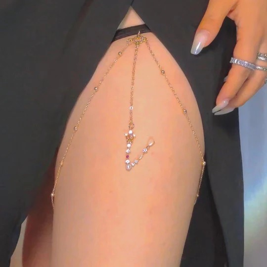 26 Letter Personalized Leg Chain